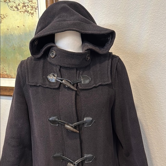Authentic Black Toggle Coat - Picture 3 of 16